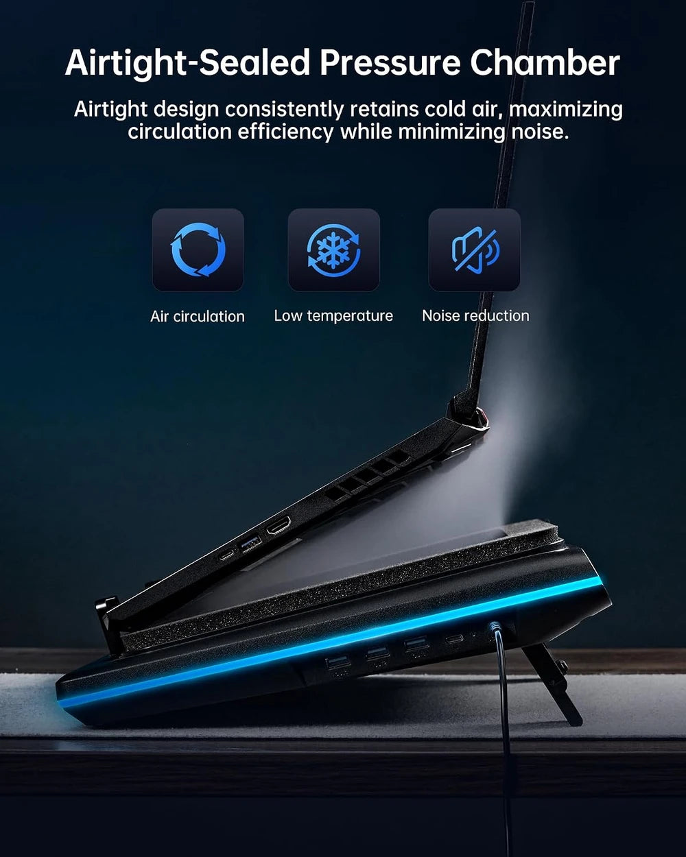 Smart Turbo Laptop Cooling Pad