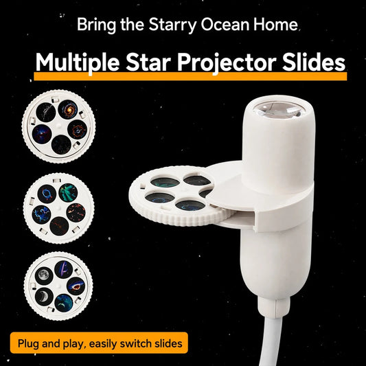Lampara Proyector Estrellas Rotativa