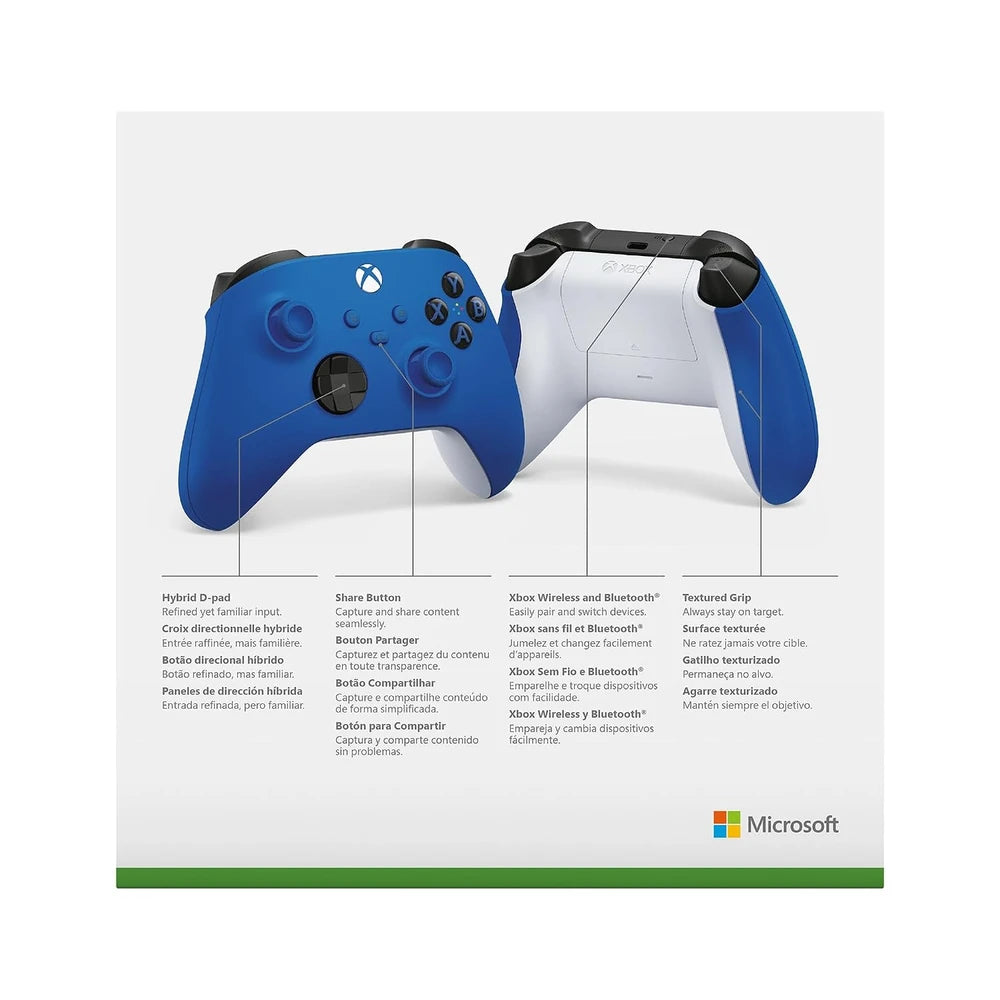 Mando Inalambrico Xbox Azul