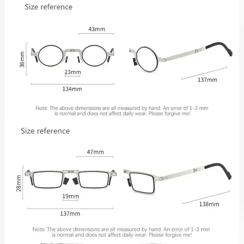 Gafas de lectura plegables