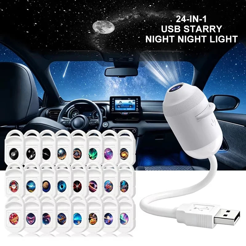 Proyector LED de Estrellas para Coche