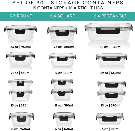Razab Glass Food Storage Containers
