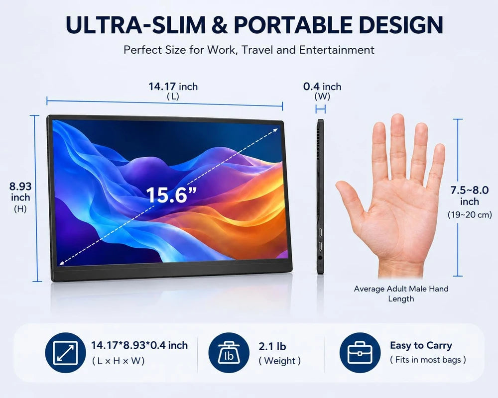MNN Portable Laptop Monitor
