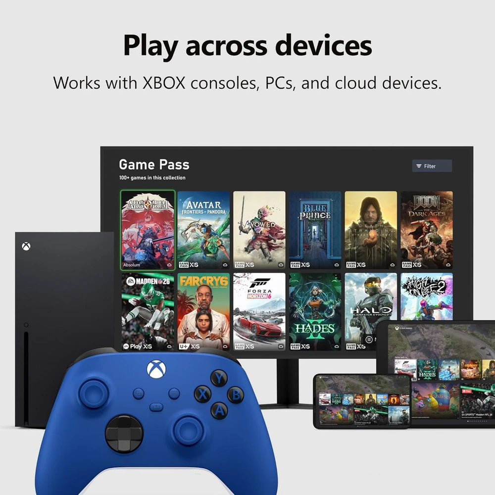 Mando Inalambrico Xbox Azul