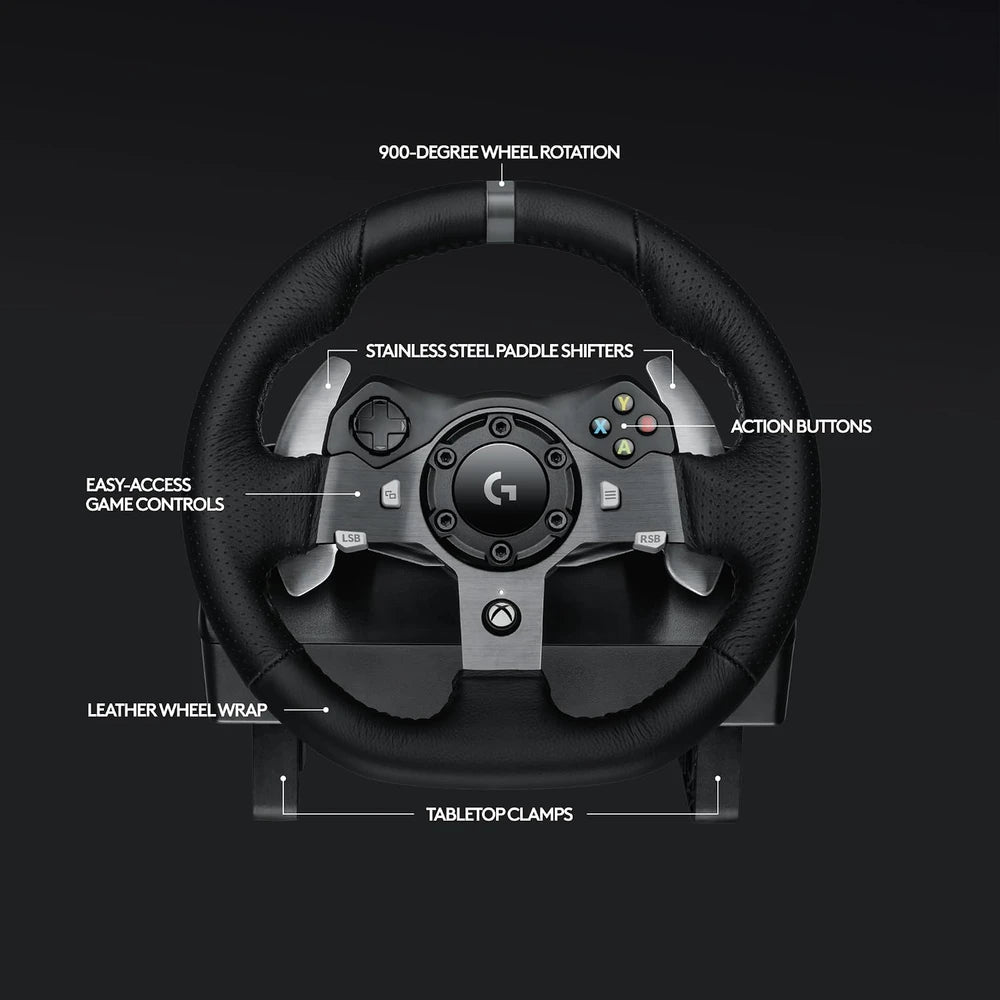 Volante de Carreras y Pedales Logitech G920