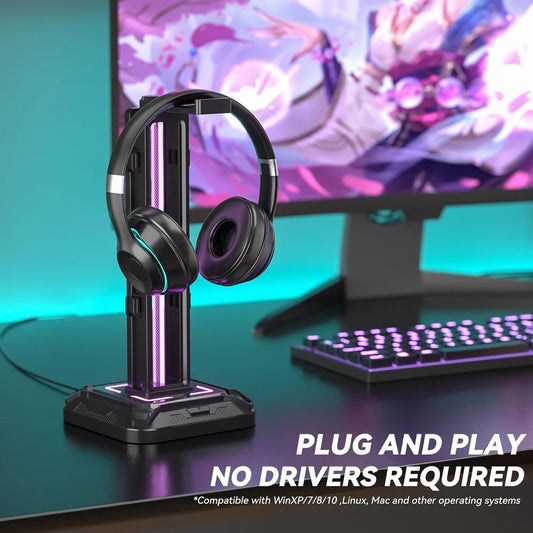 Soporte RGB para Auriculares