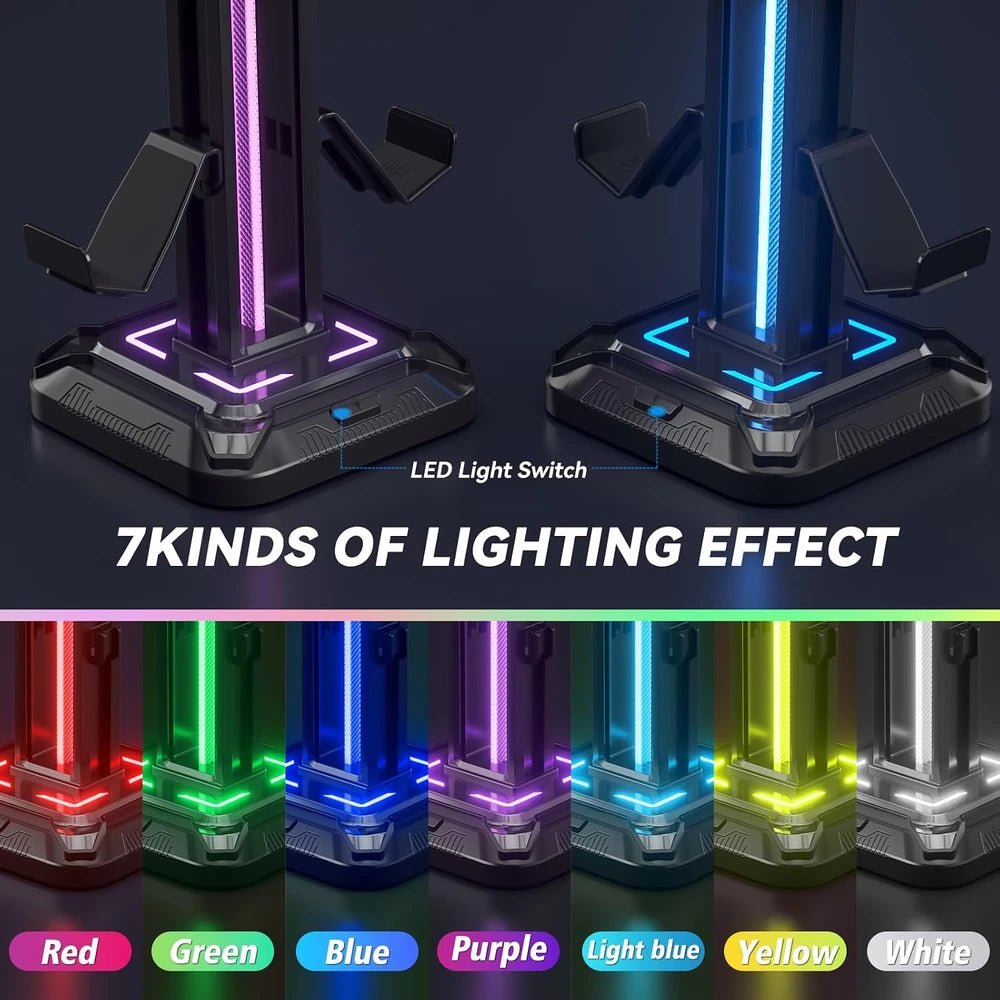 Soporte RGB para Auriculares