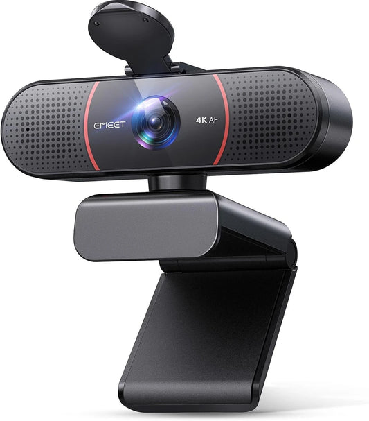 Camara Web 4K con Enfoque Automatico