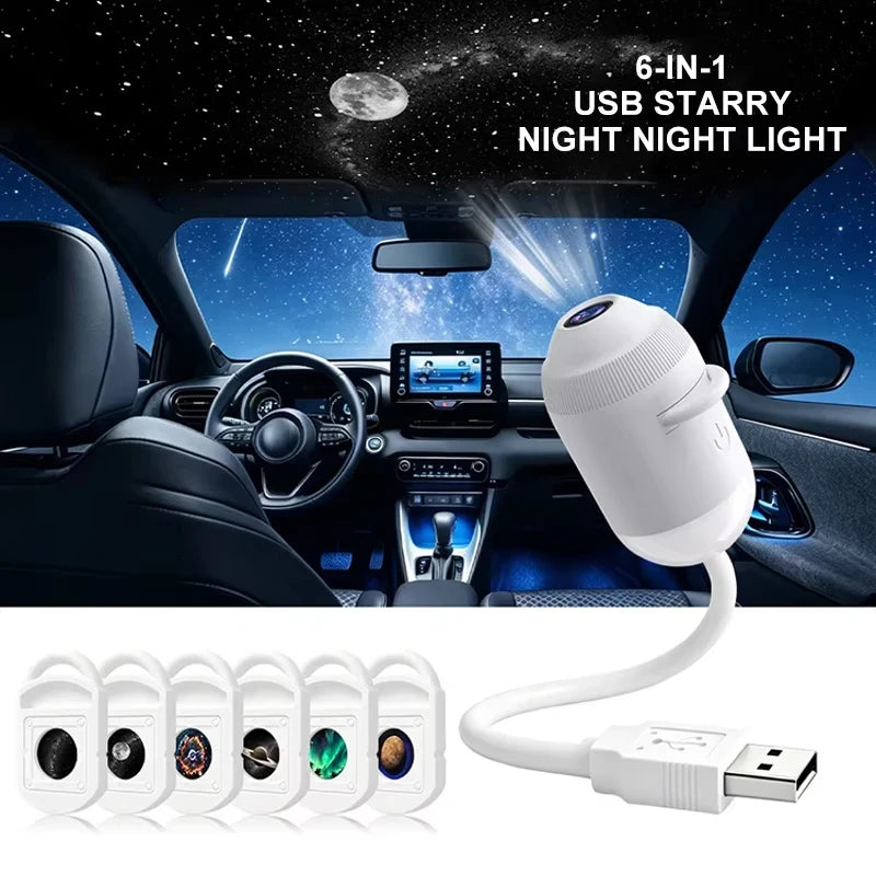 Proyector Estelar USB para Coche