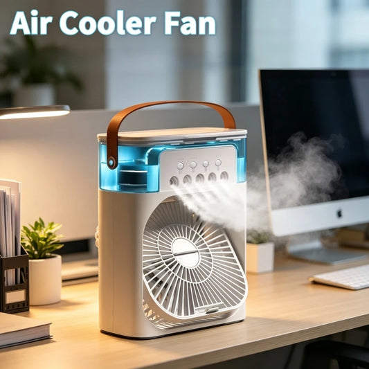 Miniventilador De Aire Acondicionado Portatil