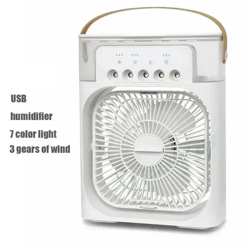 Miniventilador De Aire Acondicionado Portatil