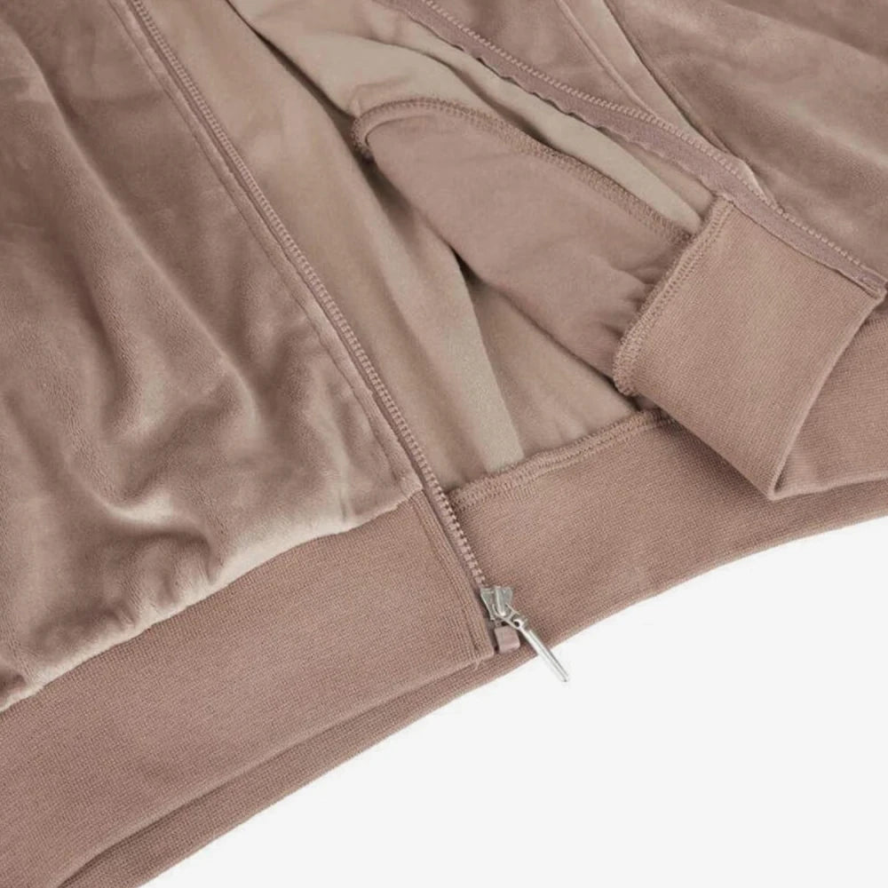 Chaqueta Informal de Terciopelo para Mujer