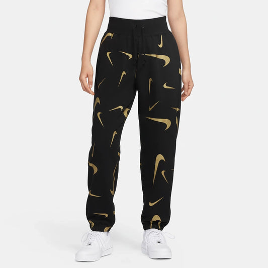 Pantalón Fleece Tiro Alto Mujer