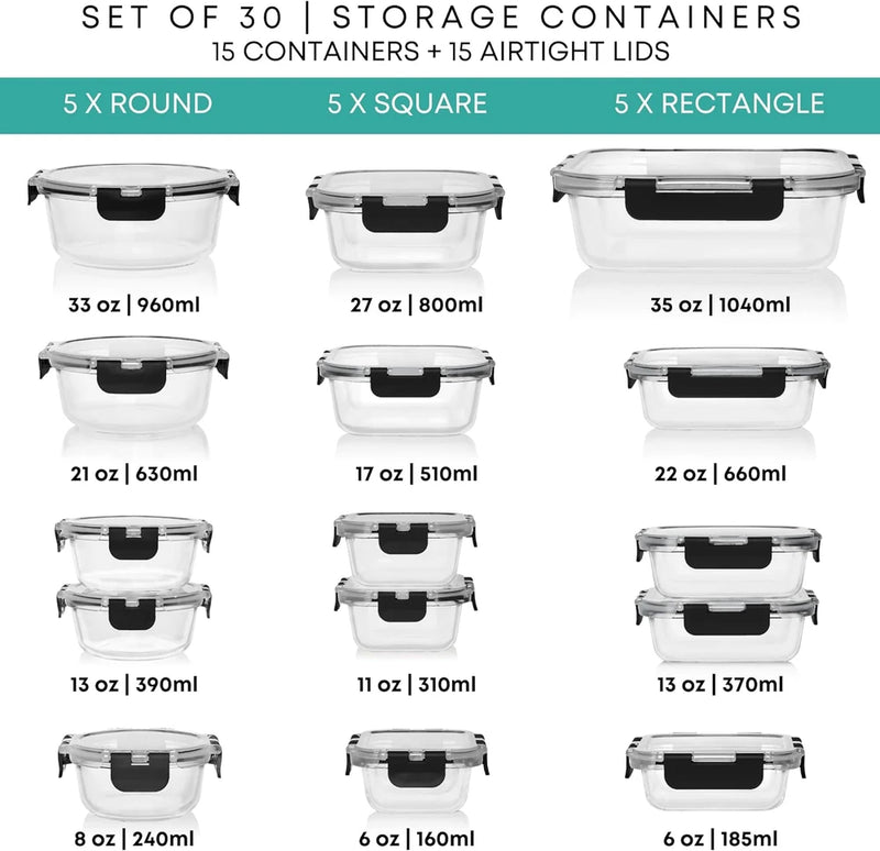 Razab Glass Food Storage Containers