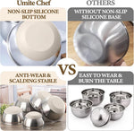 Umite Chef Stainless Steel Mixing Bowls with Lids