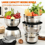 Non-Slip Stainless Steel Mixing Bowl Set