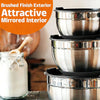 Non-Slip Stainless Steel Mixing Bowl Set