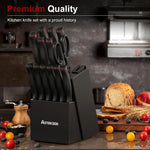 Astercook 15-Piece German Knife Set