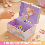 Giggle & Honey Musical Unicorn Jewelry Box
