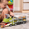JOYIN Dinosaur Transport Truck with Pull Back Cars