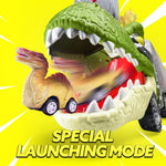 JOYIN Dinosaur Transport Truck with Pull Back Cars