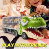 JOYIN Dinosaur Transport Truck with Pull Back Cars