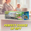 JOYIN Dinosaur Transport Truck with Pull Back Cars