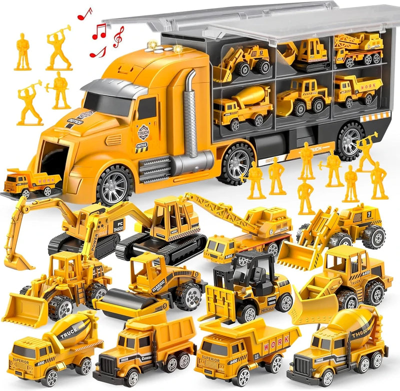 JOYIN Construction Truck Toy Set