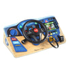 Interactive Wooden Driving Dashboard