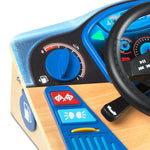 Interactive Wooden Driving Dashboard